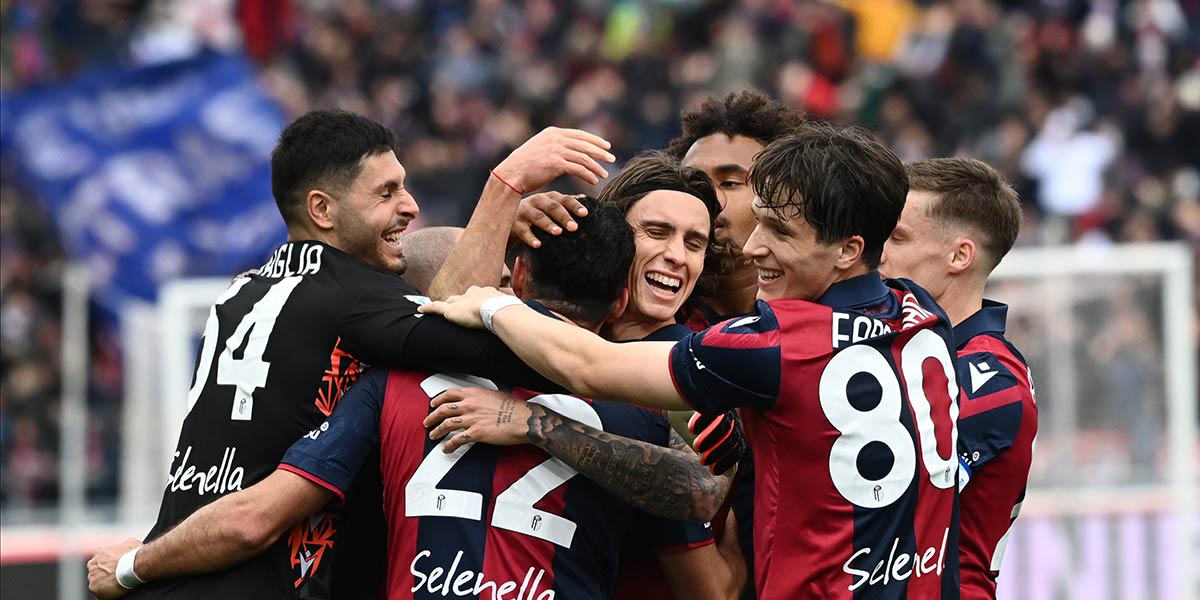 Selenella plaude al risultato dei rossoblù con il Bologna in Champions